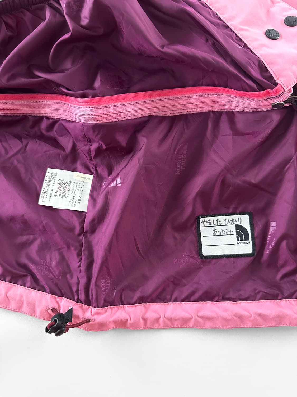 빈티지 노스페이스 해외판 딸기 우유 컬러 바람막이 상품이미지6