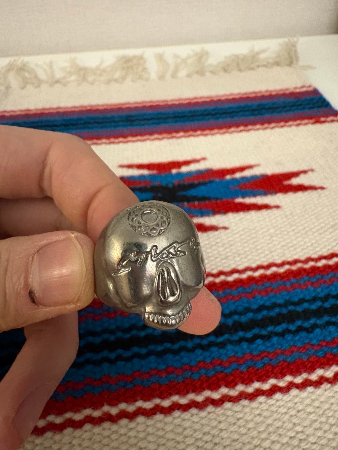 90s 스투시 스컬반지 상품이미지1