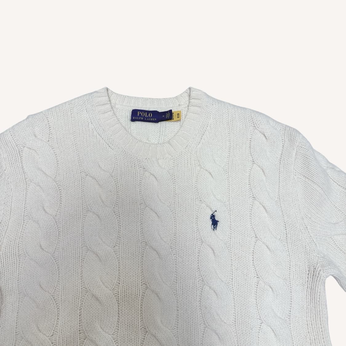 폴로 랄프로렌 캐시 혼방 케이블 니트 상품이미지4