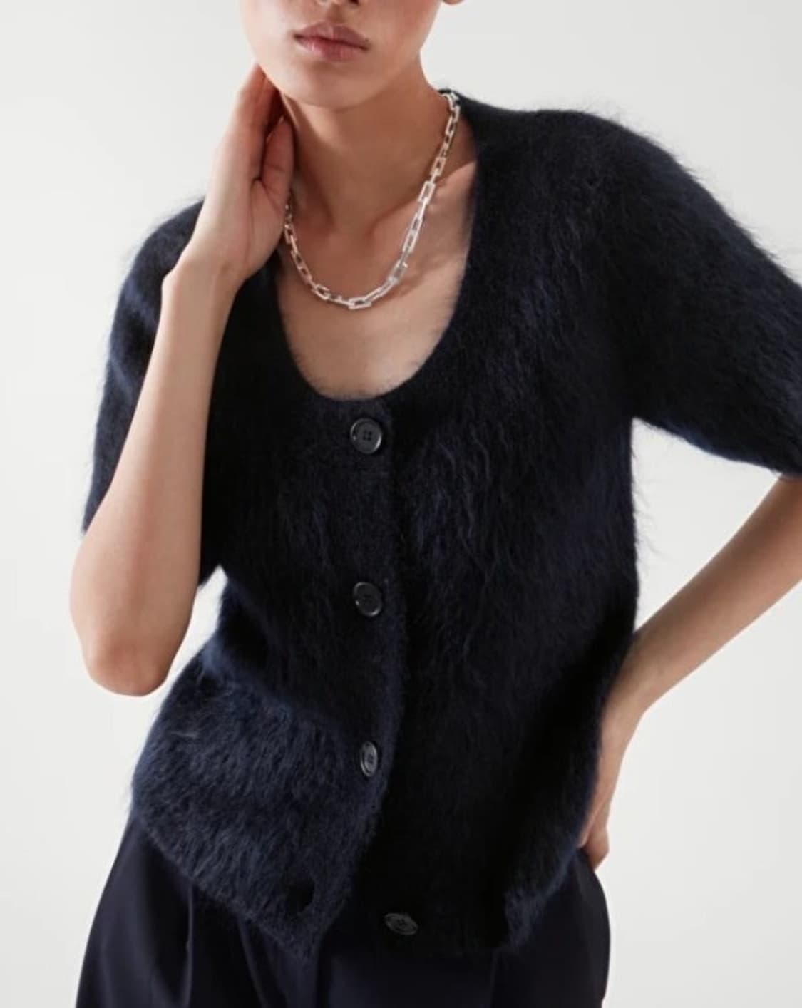 COS 모헤어 반팔 가디건 상품이미지3