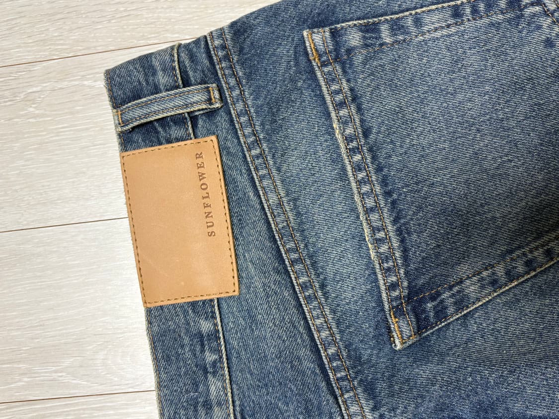 선플라워 다크블루빈티지 선플라워 스탠다드핏 데님 5134 상품이미지5