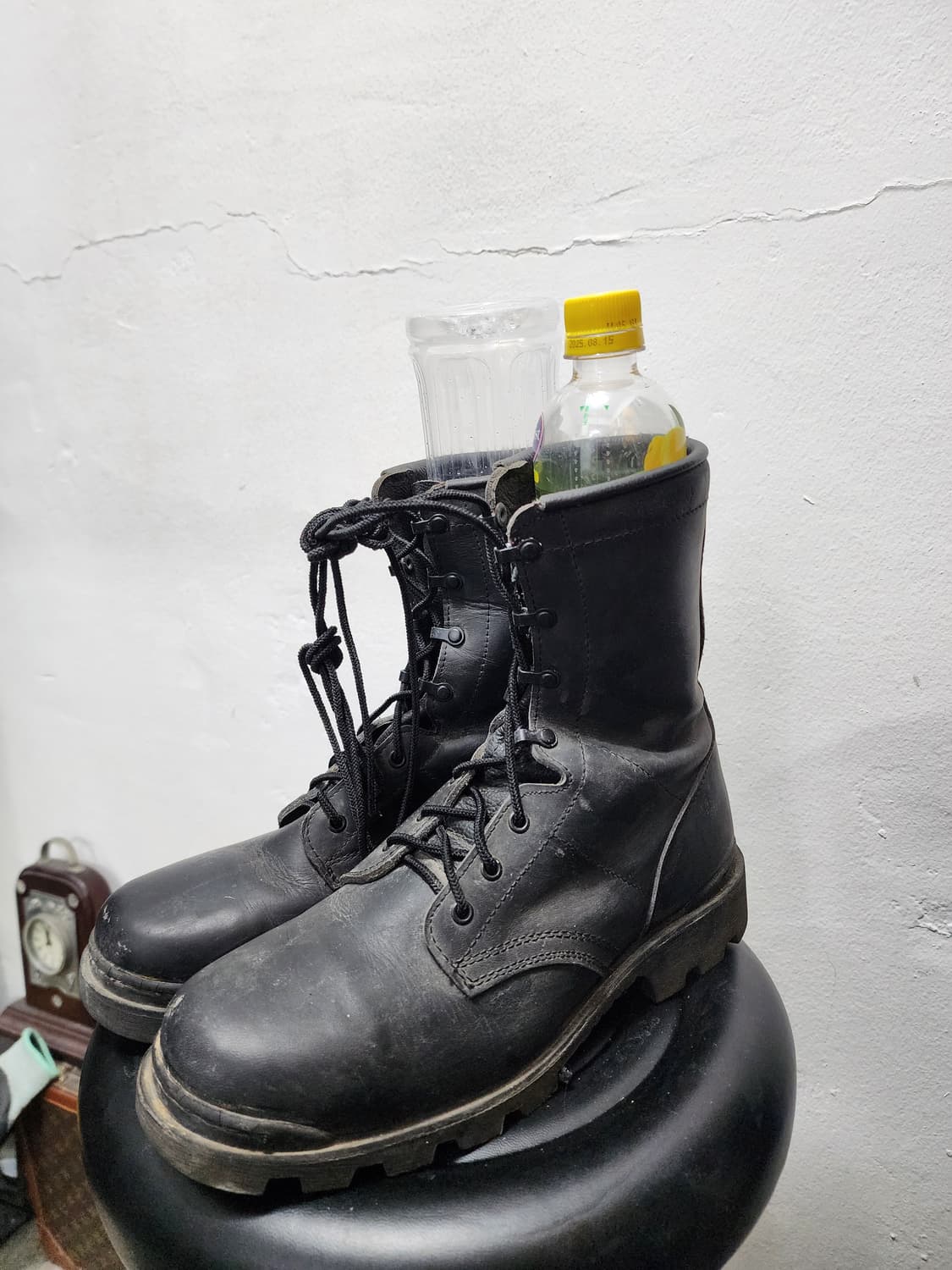 군용 밀리터리 리얼레더 전투화 상품이미지1