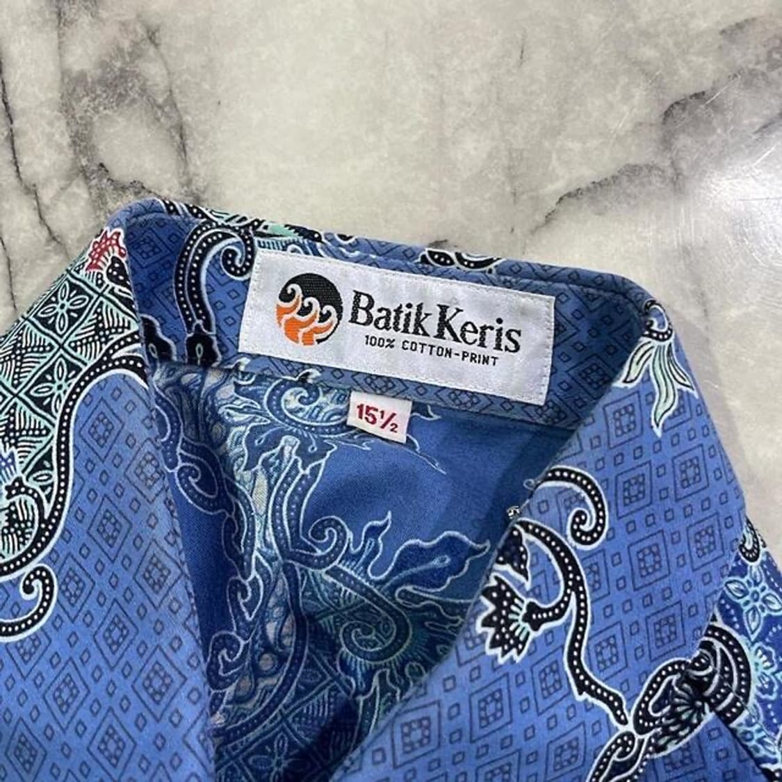 바틱 하와이안 셔츠 (M)  상품이미지4