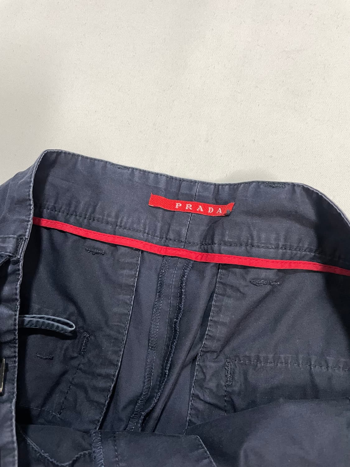 프라다스포츠 07ss 네이비 코튼 팬츠 상품이미지6