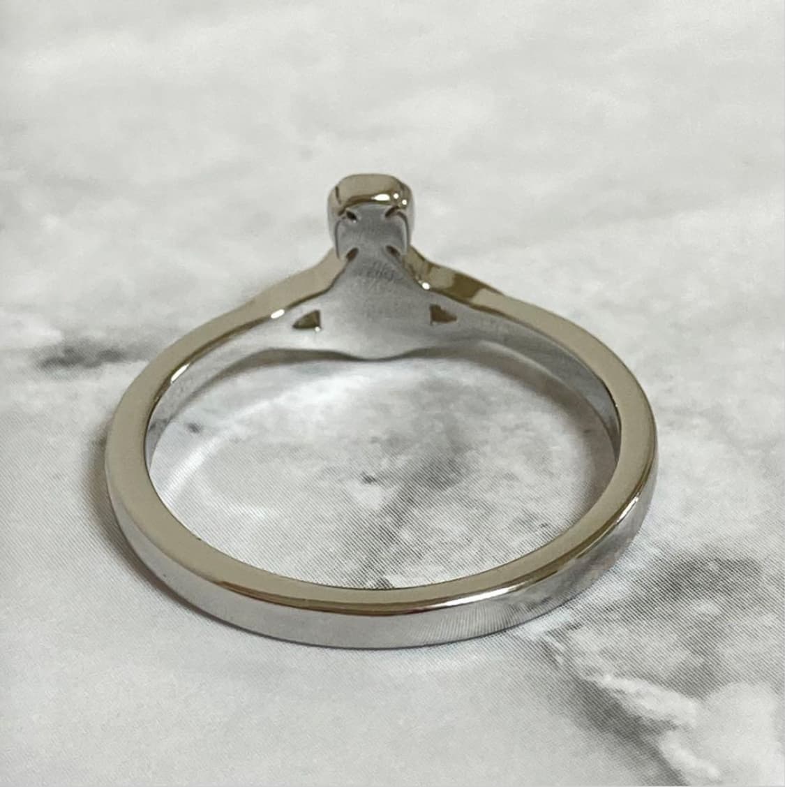 비비안웨스트우드 아카이브 시그니처 실버 orb링 반지  상품이미지2