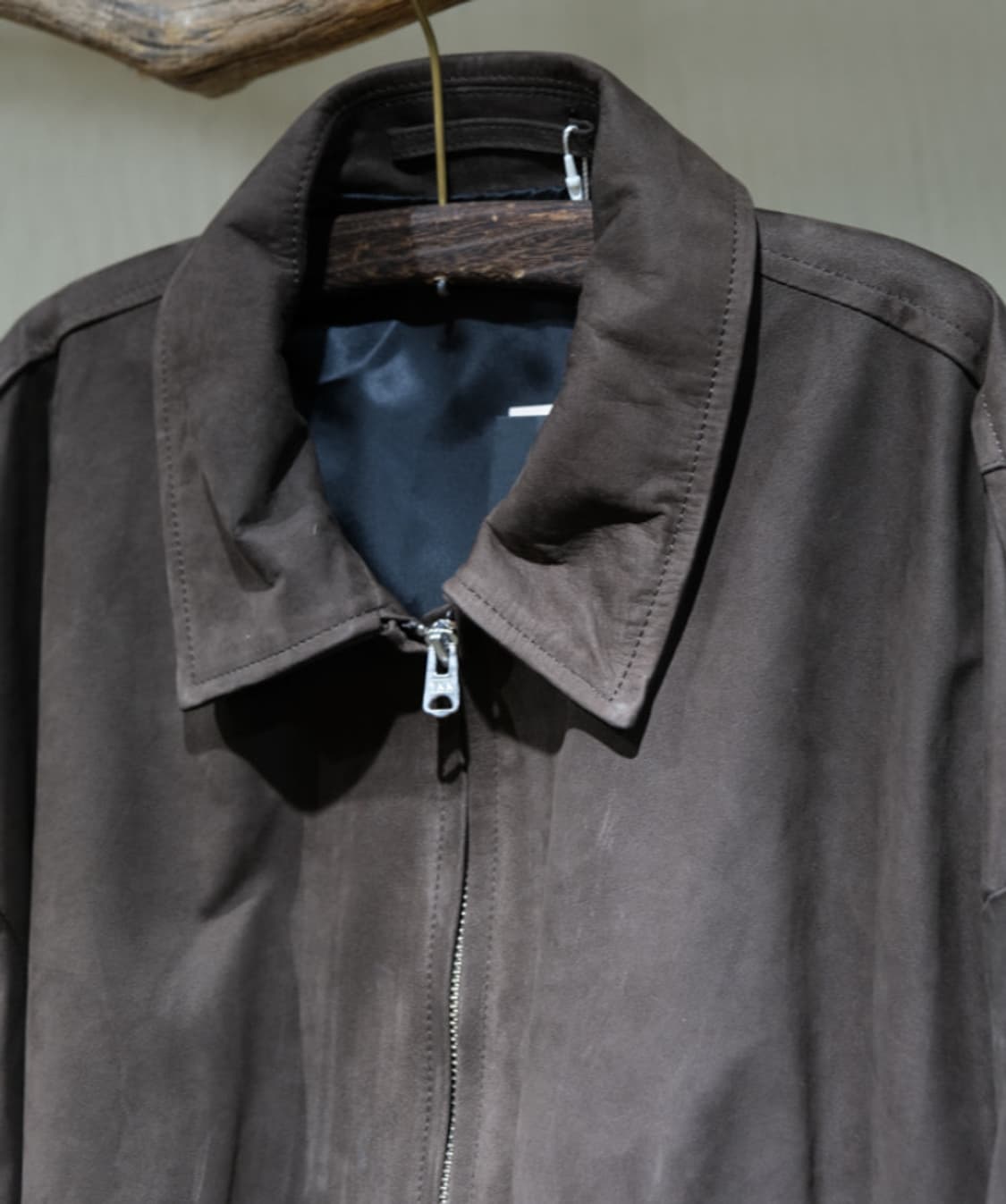 요코사카모토 누벅 레더 블루종 상품이미지4