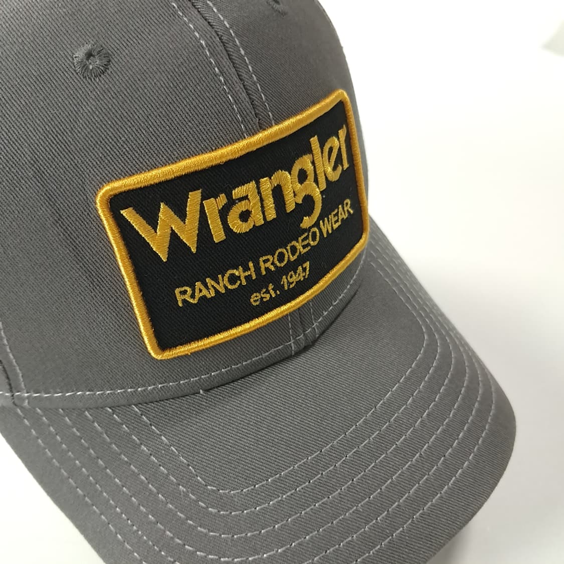 랭글러 런치 로데오 웨어 자수 로고 그레이 볼캡 P2116 상품이미지1