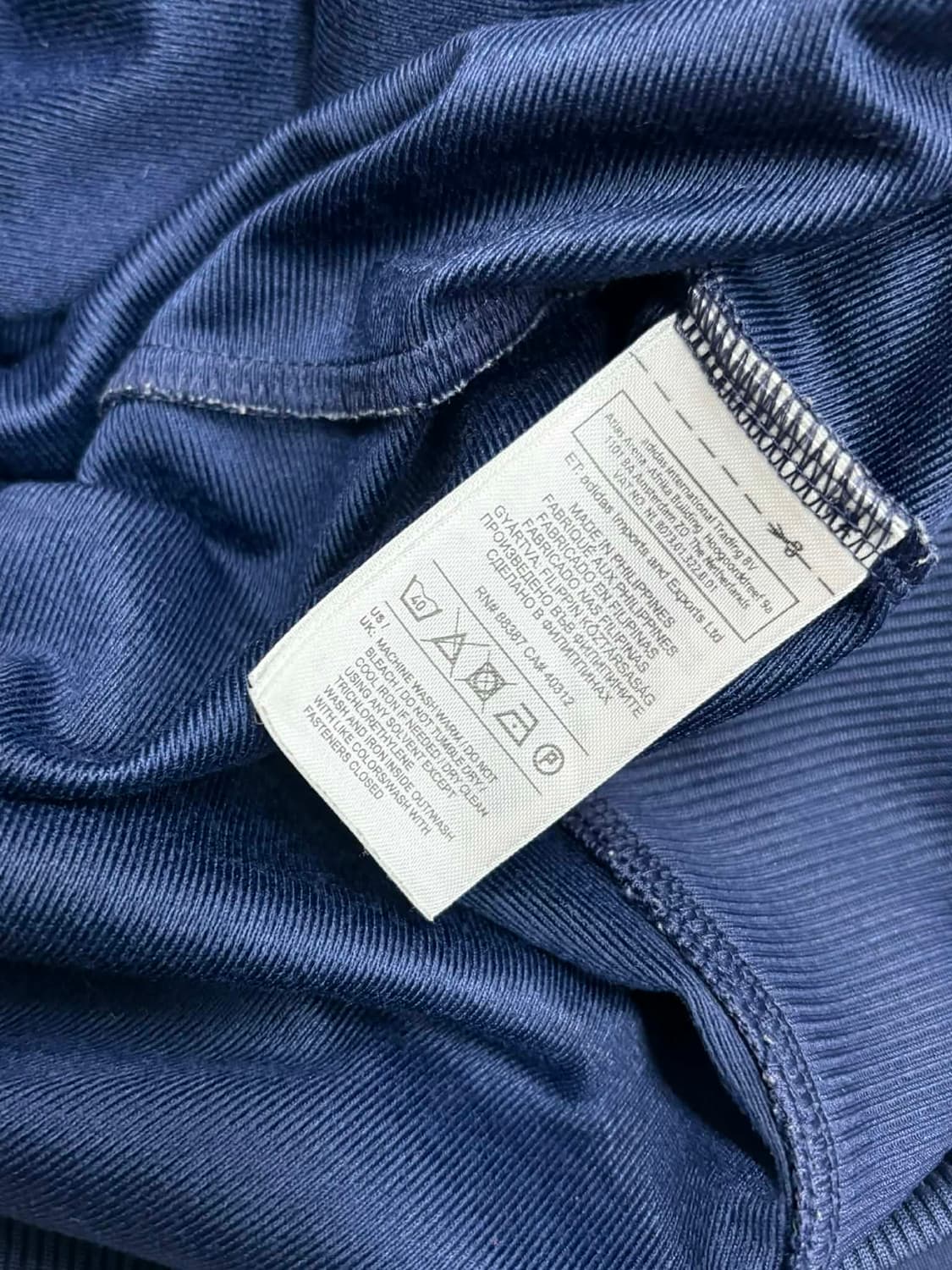 [XL] 아디다스 파이어버드 네이비 빅사이즈 져지 해외 상품이미지4