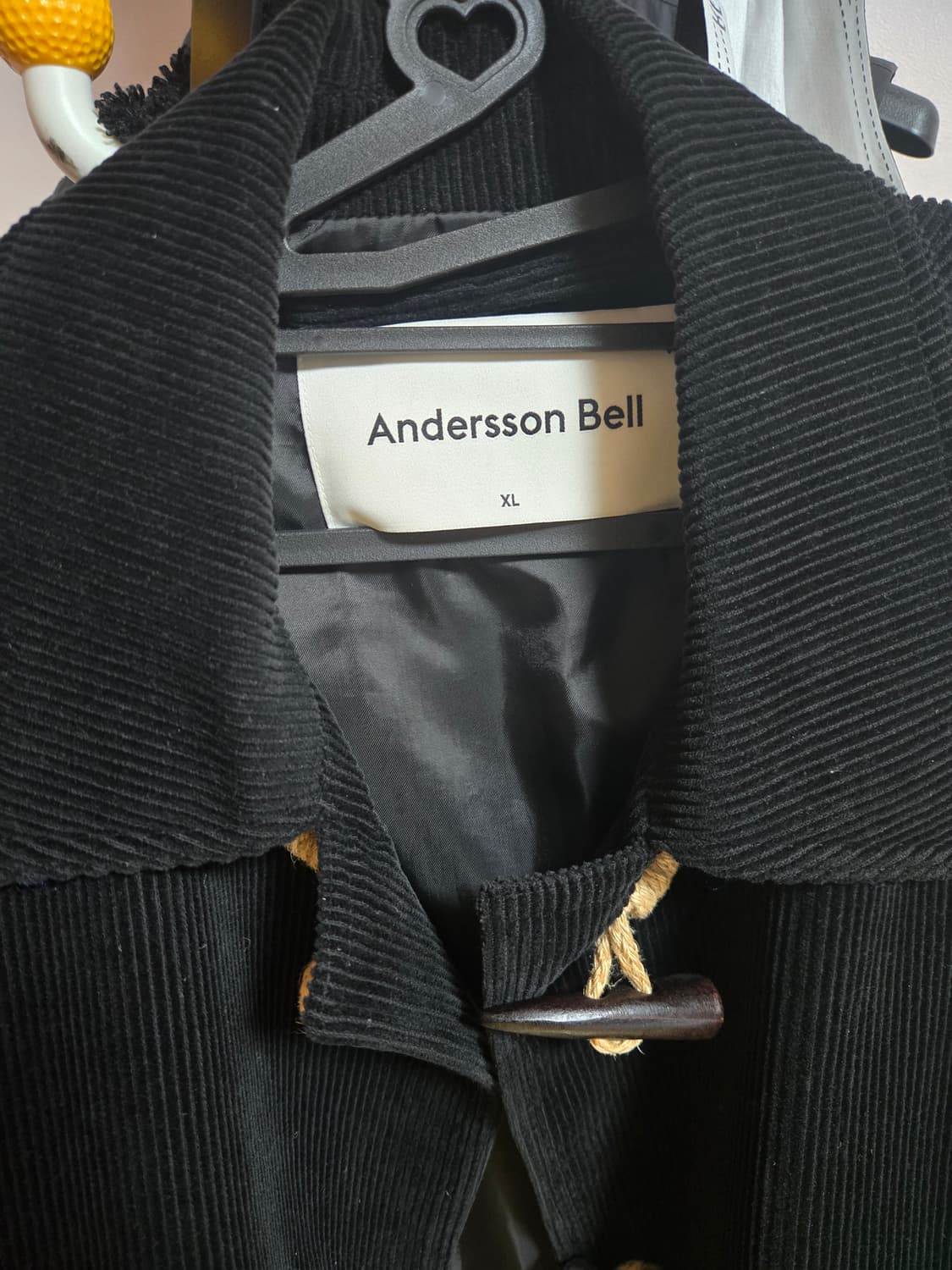 앤더슨벨 블랙 코듀로이 더플 자켓 XL 상품이미지2