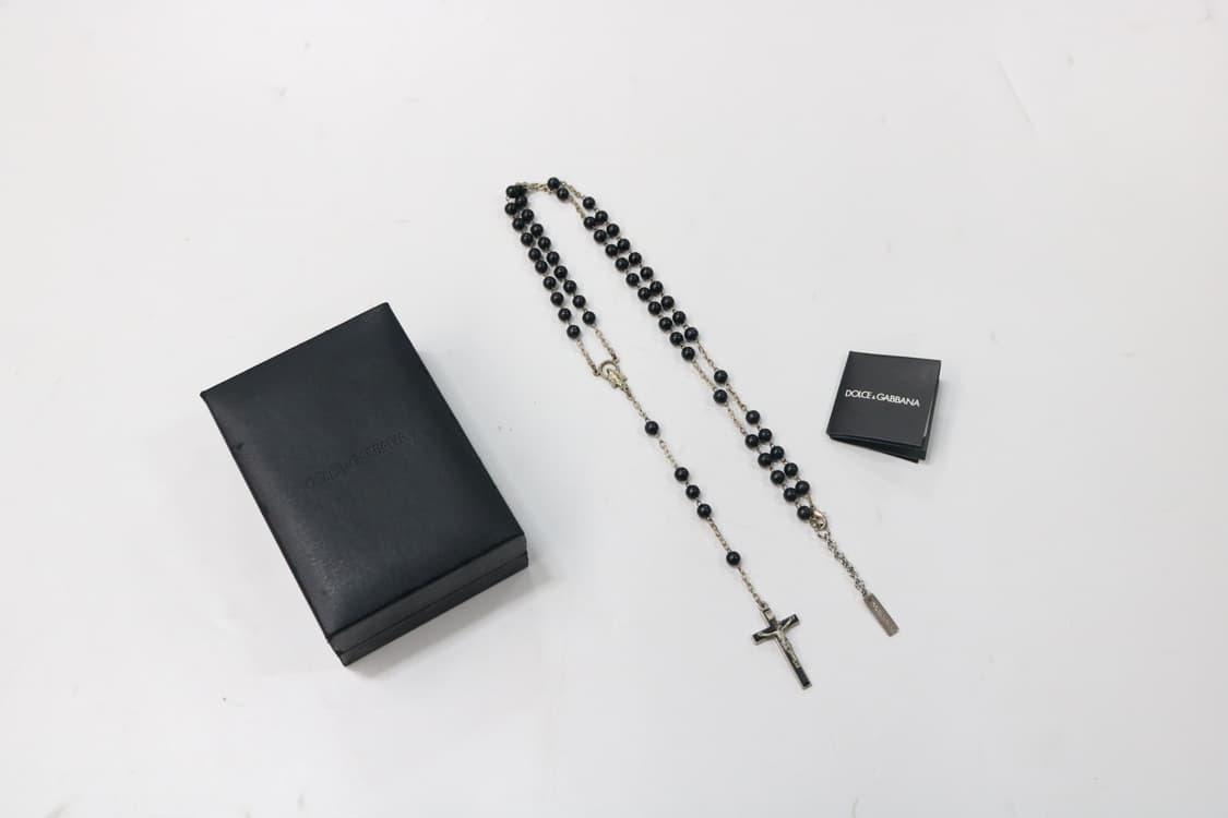 돌체앤가바나 빈티지 로자리 십자가 목걸이 상품이미지3