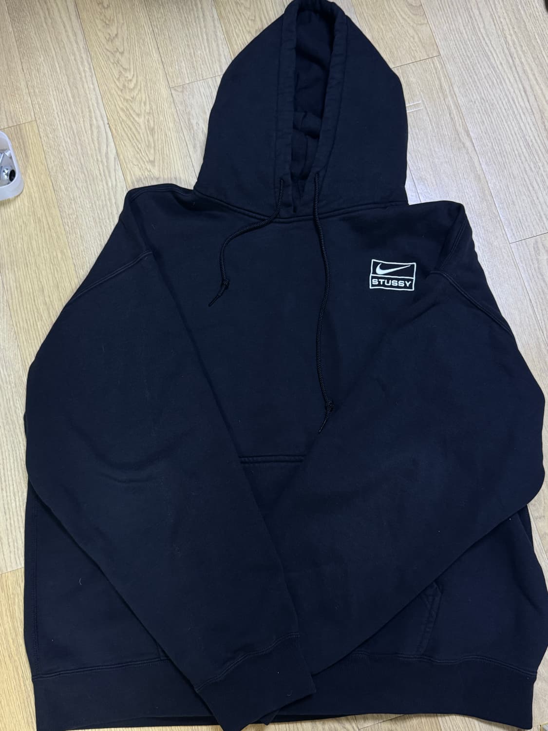 나이키 스투시 NRG 워시드 풀오버 후드 블랙 DN4028-010 XL 상품이미지3