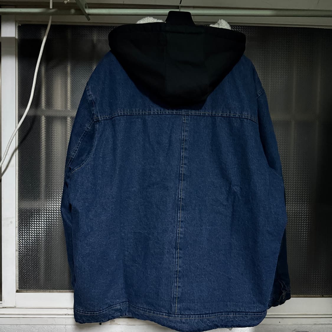 90s 랭글러 쉐르파 후드데님자켓 상품이미지2