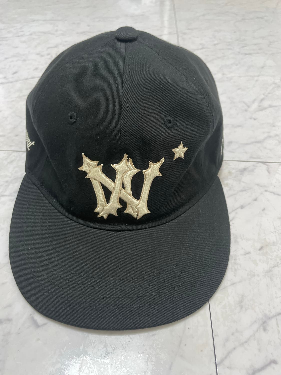 아오이로 6 패널 히카리 A/N 피티드 캡 블랙 상품이미지2