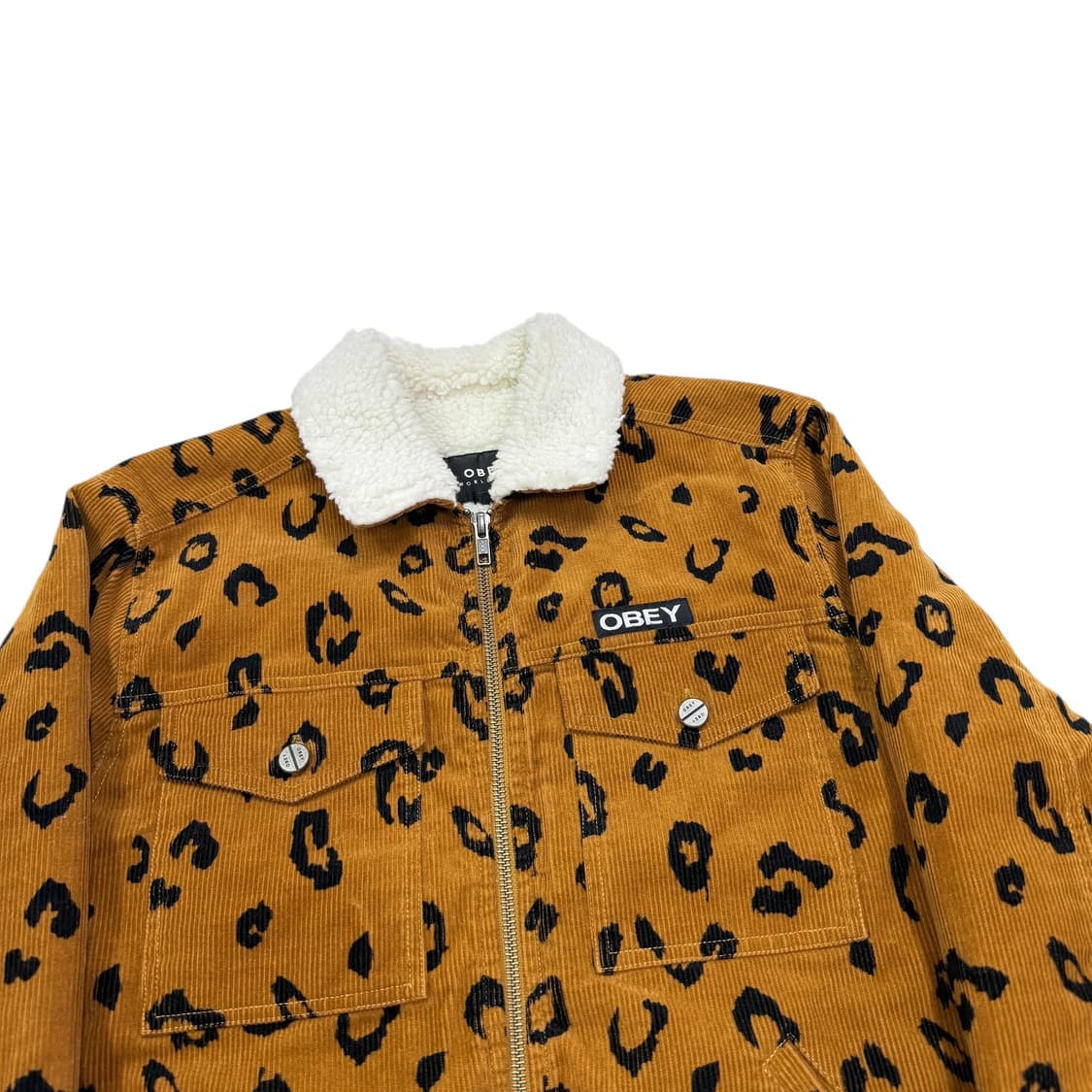 오베이 빈티지 레오파드 호피 자켓 S 상품이미지2