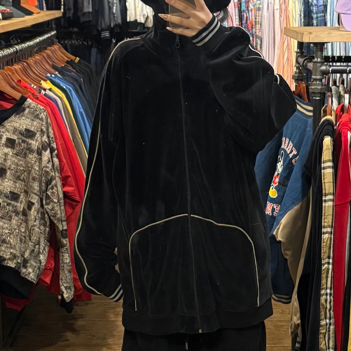 [HI] VTG 벨벳져지 블랙 상품이미지1