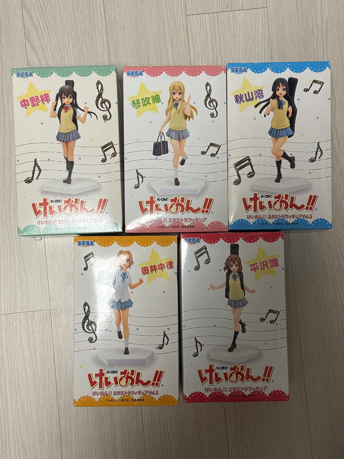 케이온 피규어 하복 교복버전 미개봉 일괄세트 상품이미지1