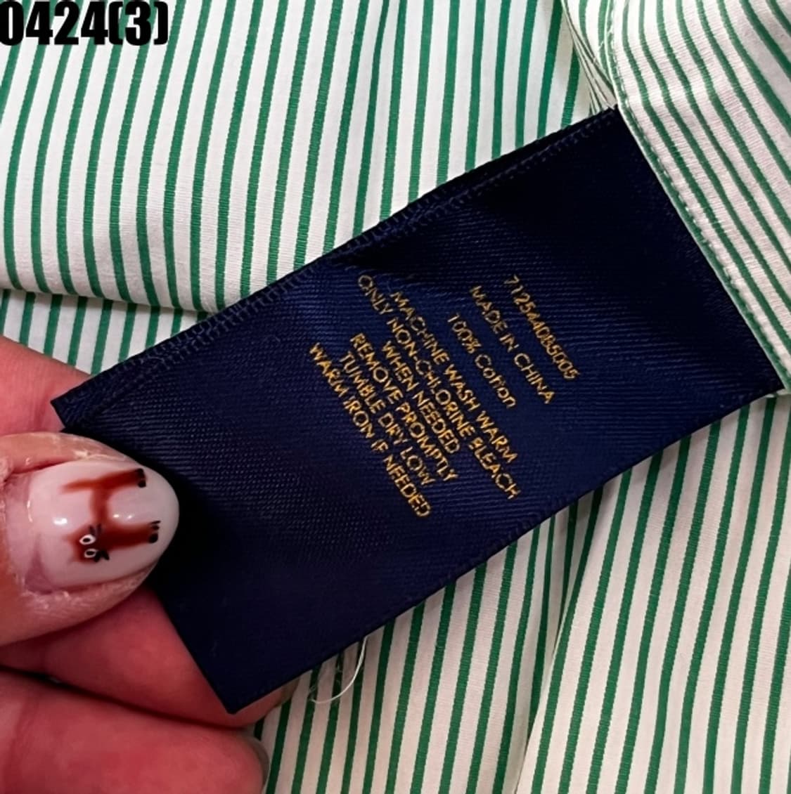 랄프로렌 스트라이프 긴팔 셔츠 상품이미지5