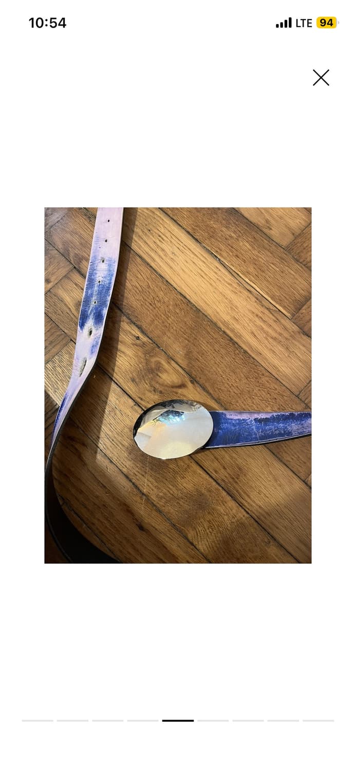 100) 메종 마르지엘라 아카이브 미러 버클 벨트 상품이미지2