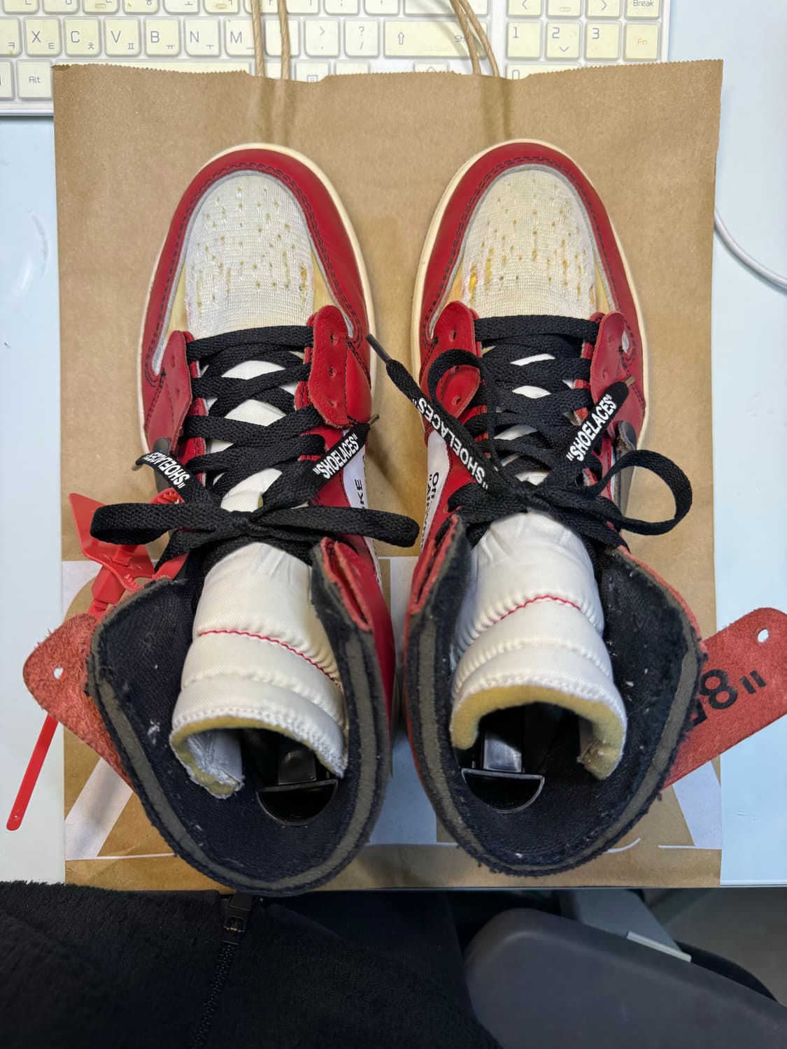 오프화이트 조던1 시카고 285 상품이미지4