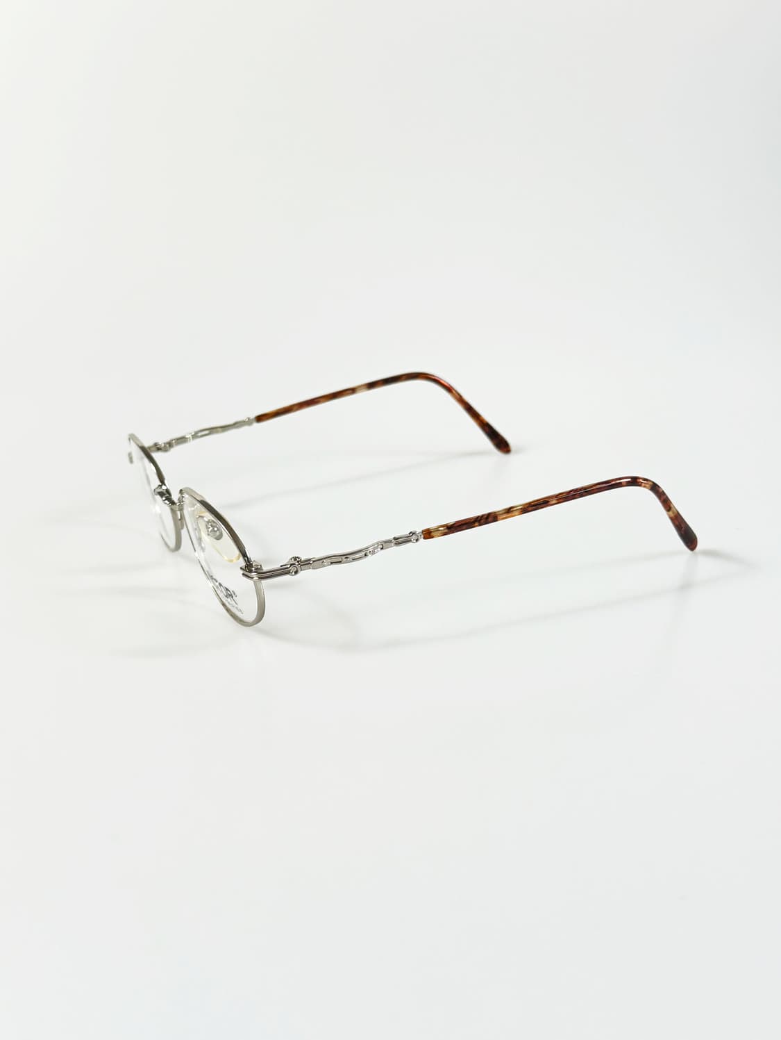 90s VICTOR 실버 슬림 라운드 빈티지 안경 상품이미지3