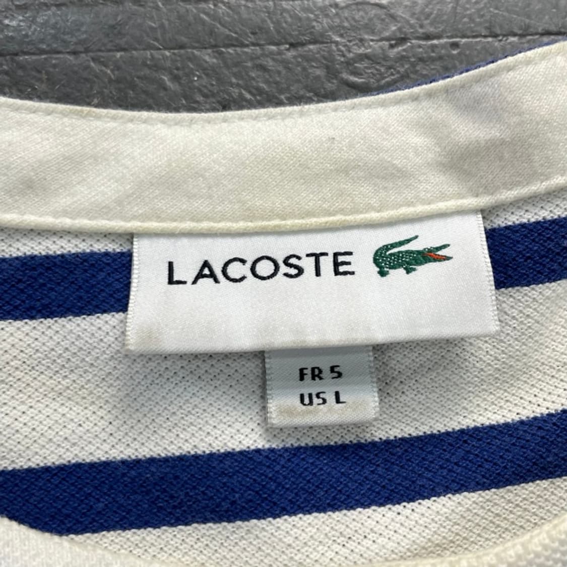 100 라코스테 단가라 롱슬리브  상품이미지3