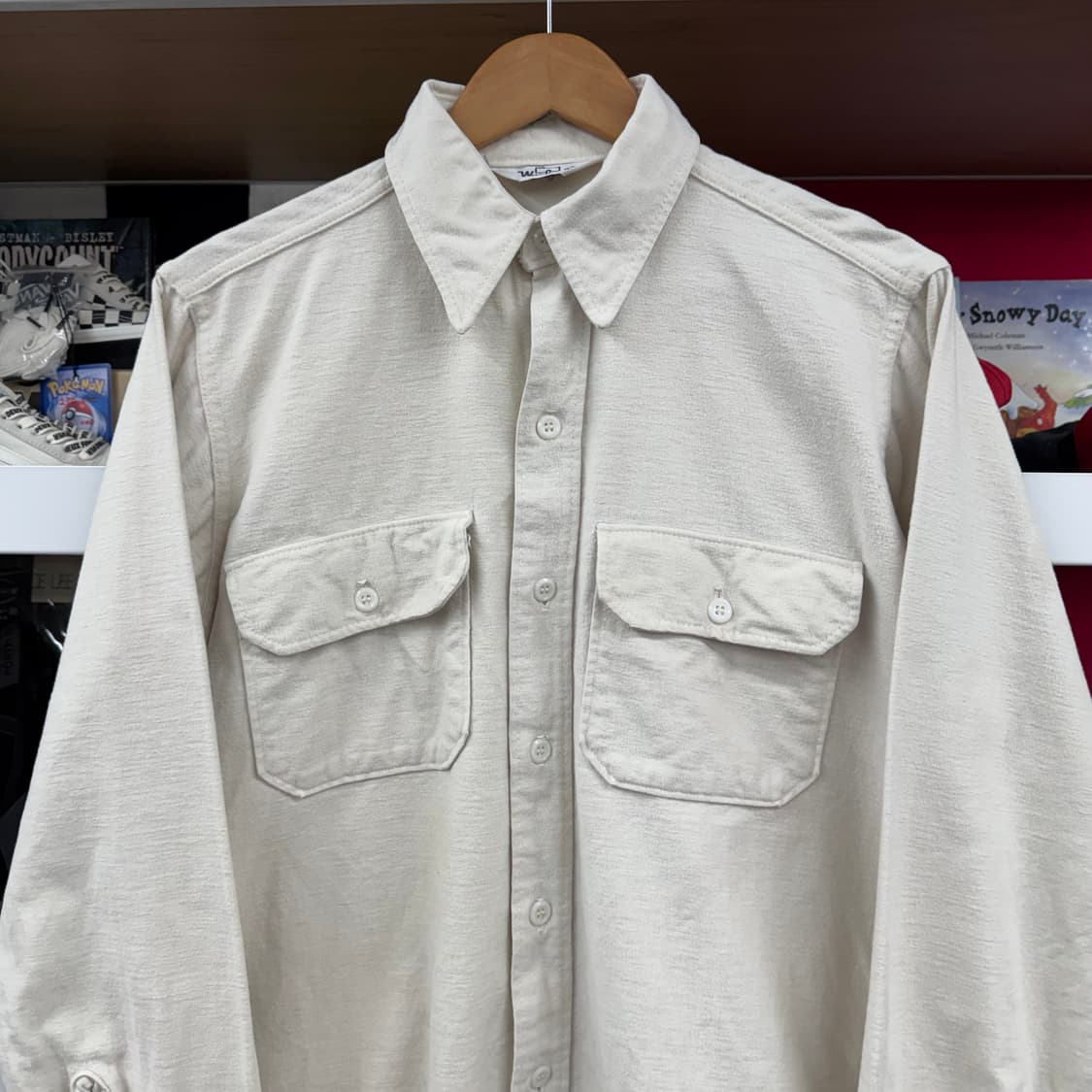 80s 울리치 하드 코튼 셔츠 made in USA (M)  상품이미지2