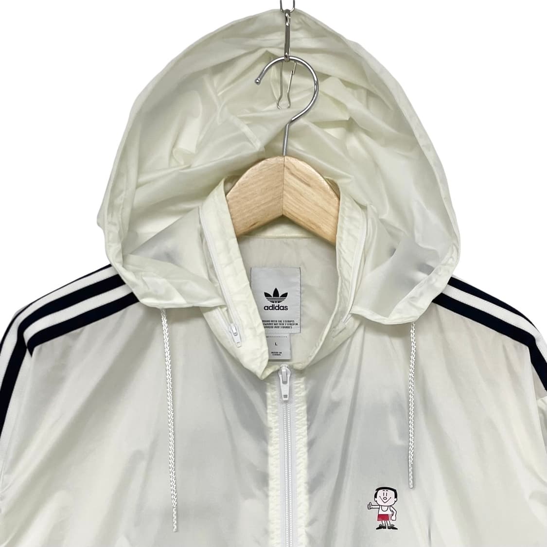 아디다스 트림디히 바람막이 자켓 화이트 상품이미지4
