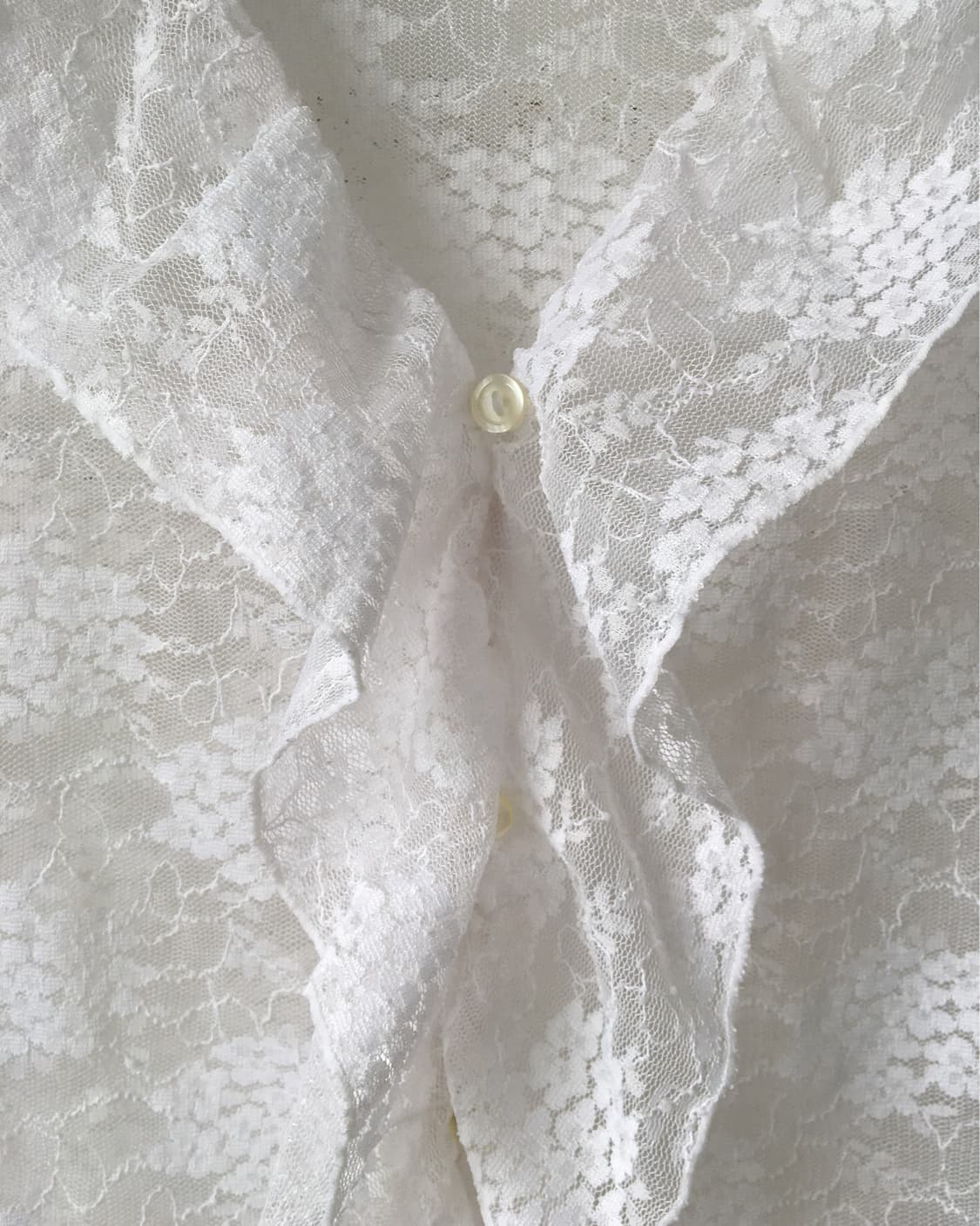 Ruffle point lace see through cardigan 상품이미지6