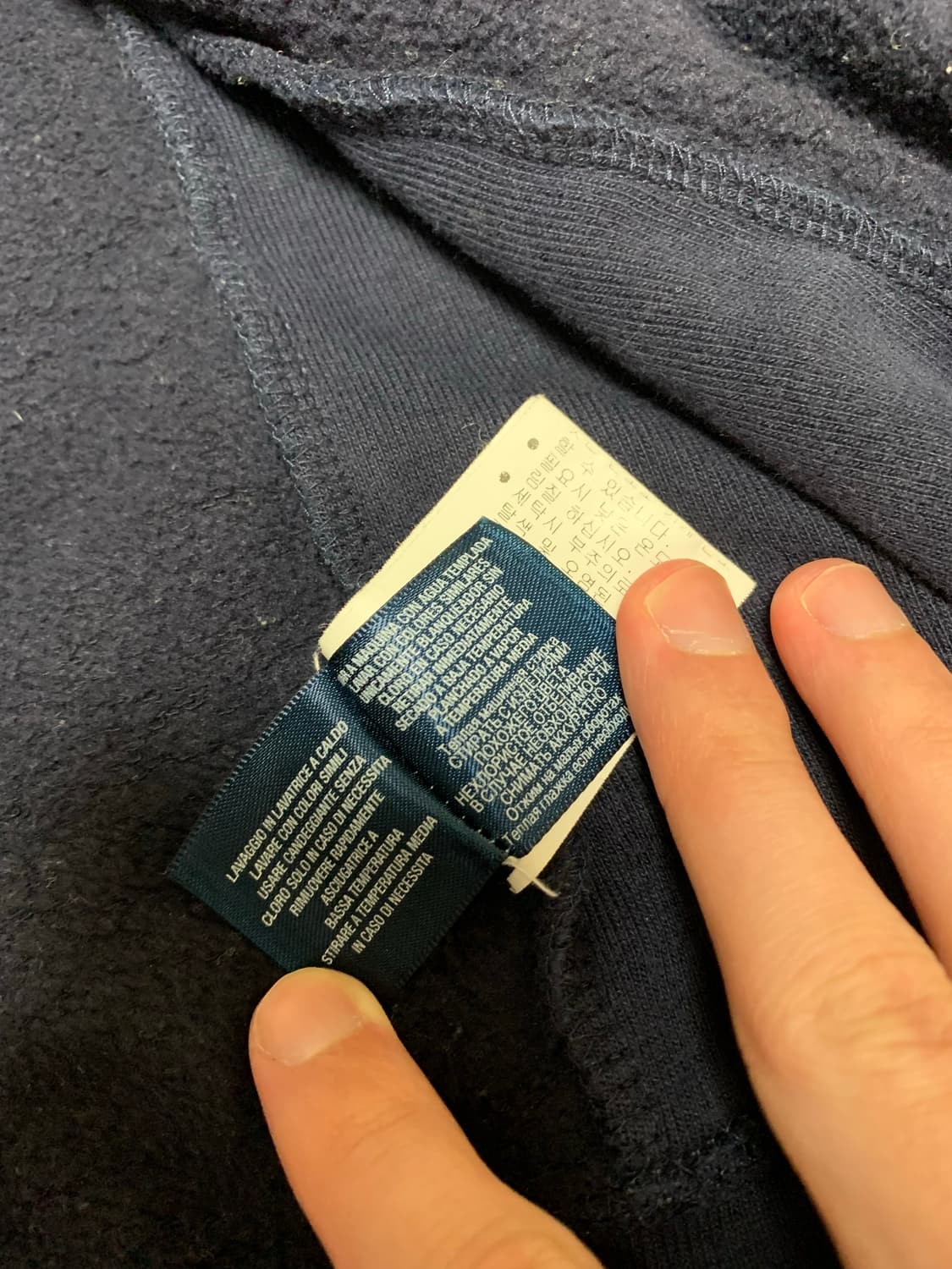 폴로 빅포니 후드집업 진네이비 상품이미지8