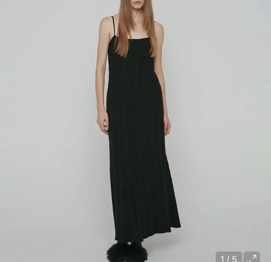 CABLE KNIT DRESS 니트 롱원피스 상품이미지1