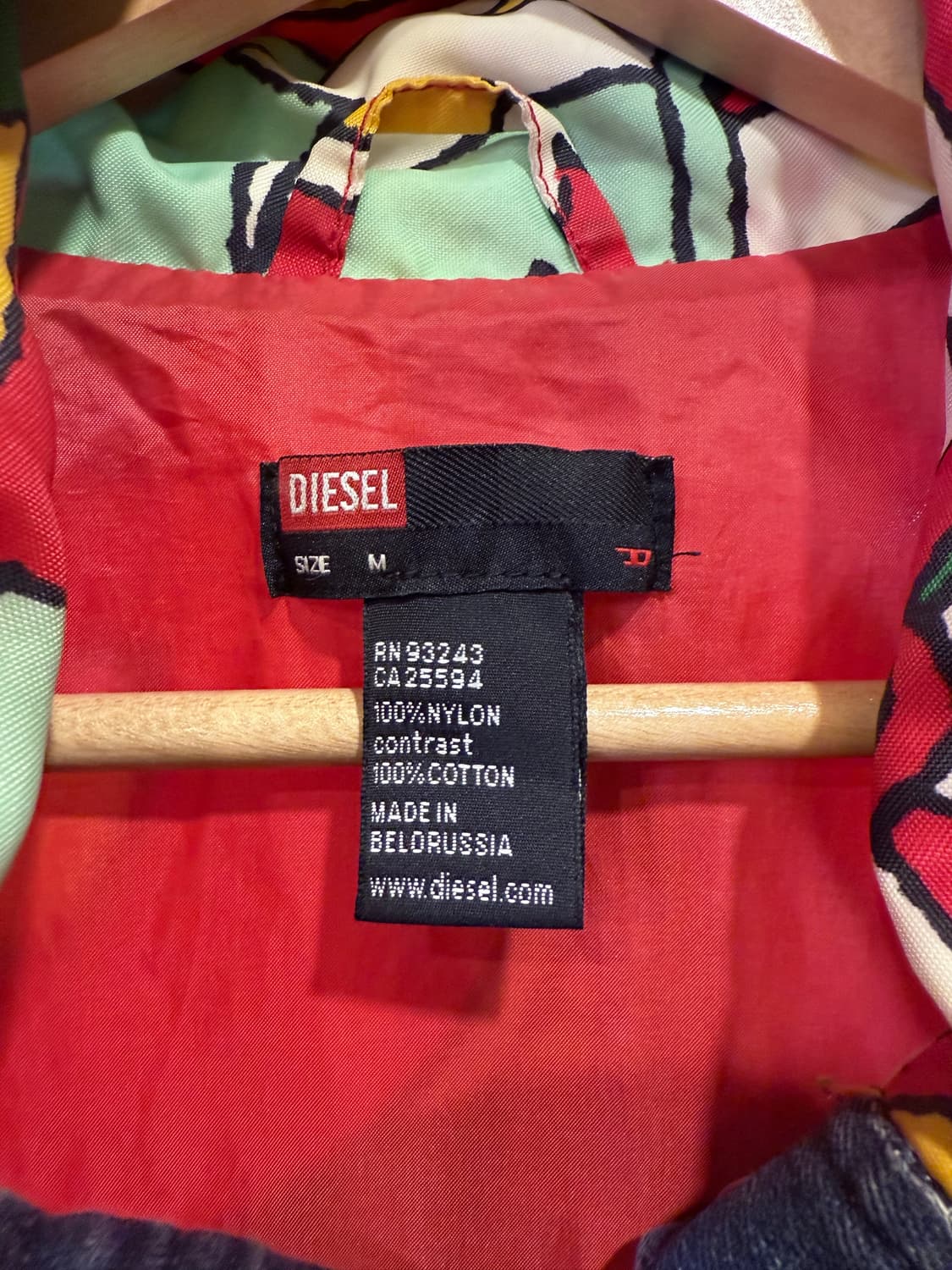 디젤 팝아트 나일론 자켓 상품이미지2