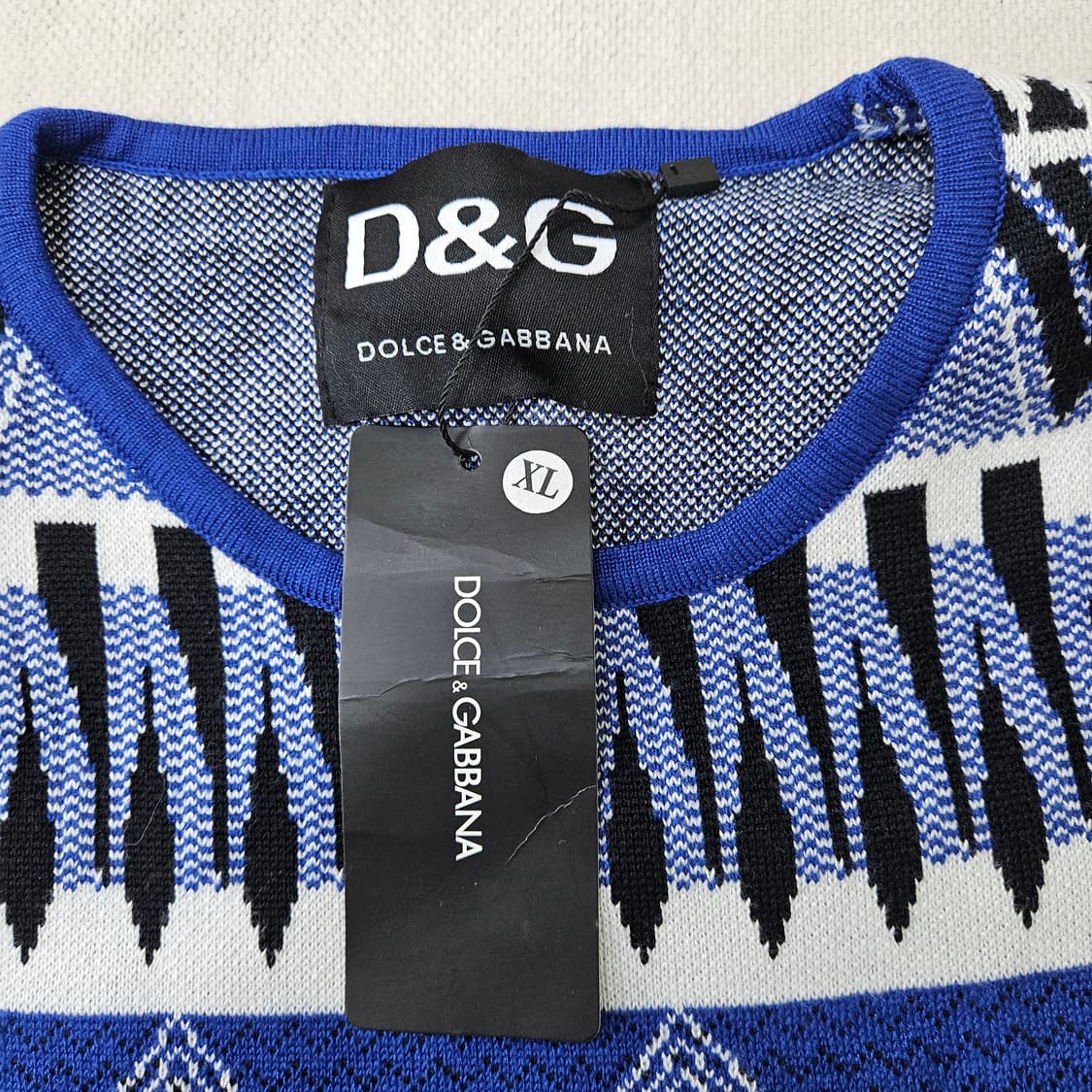 XL 새상품 패턴 니트원피스 0306Y  상품이미지3