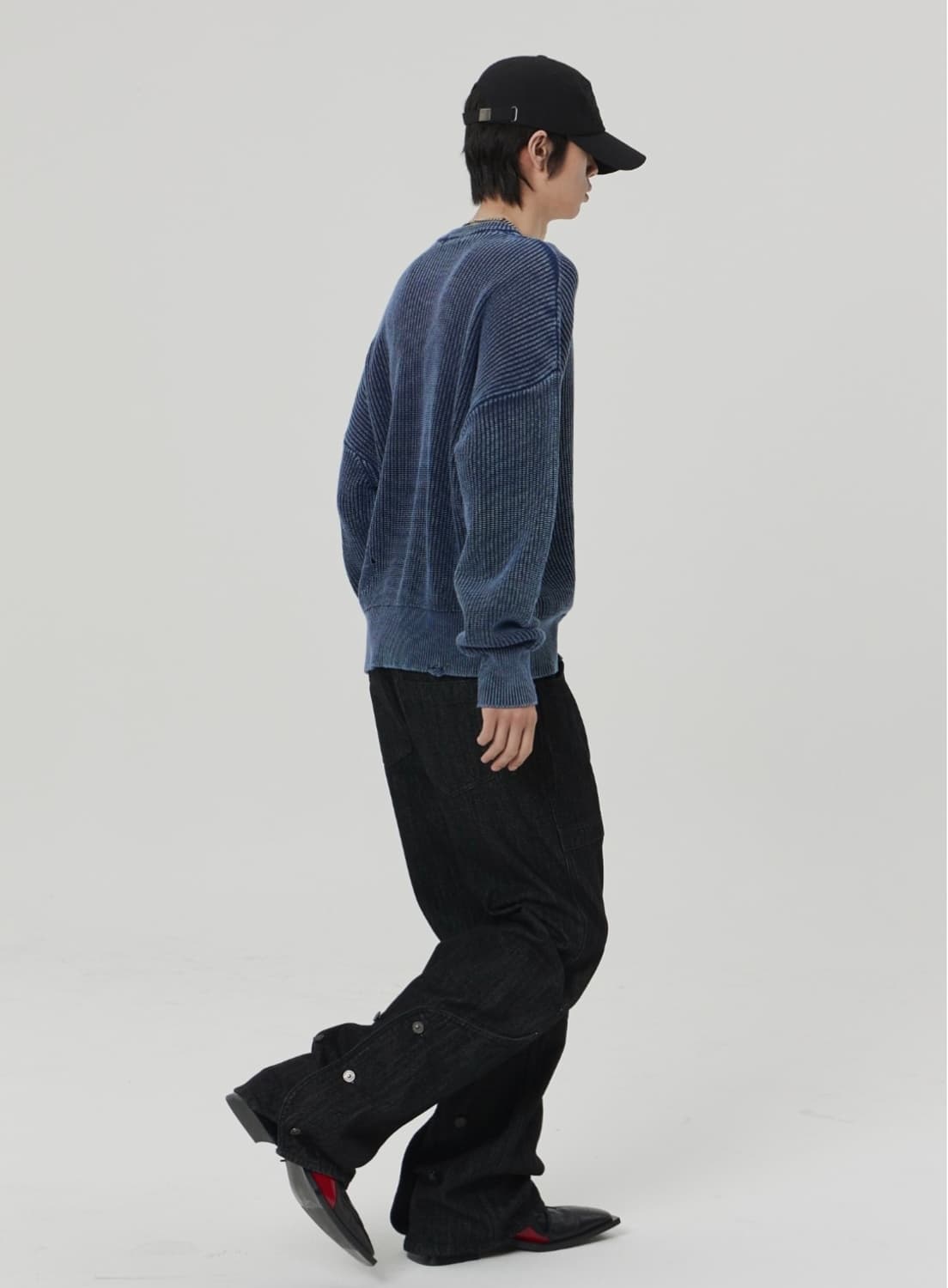 MAISON MINED 메종미네드 BACK FLAP RAW 데님 팬츠 상품이미지2