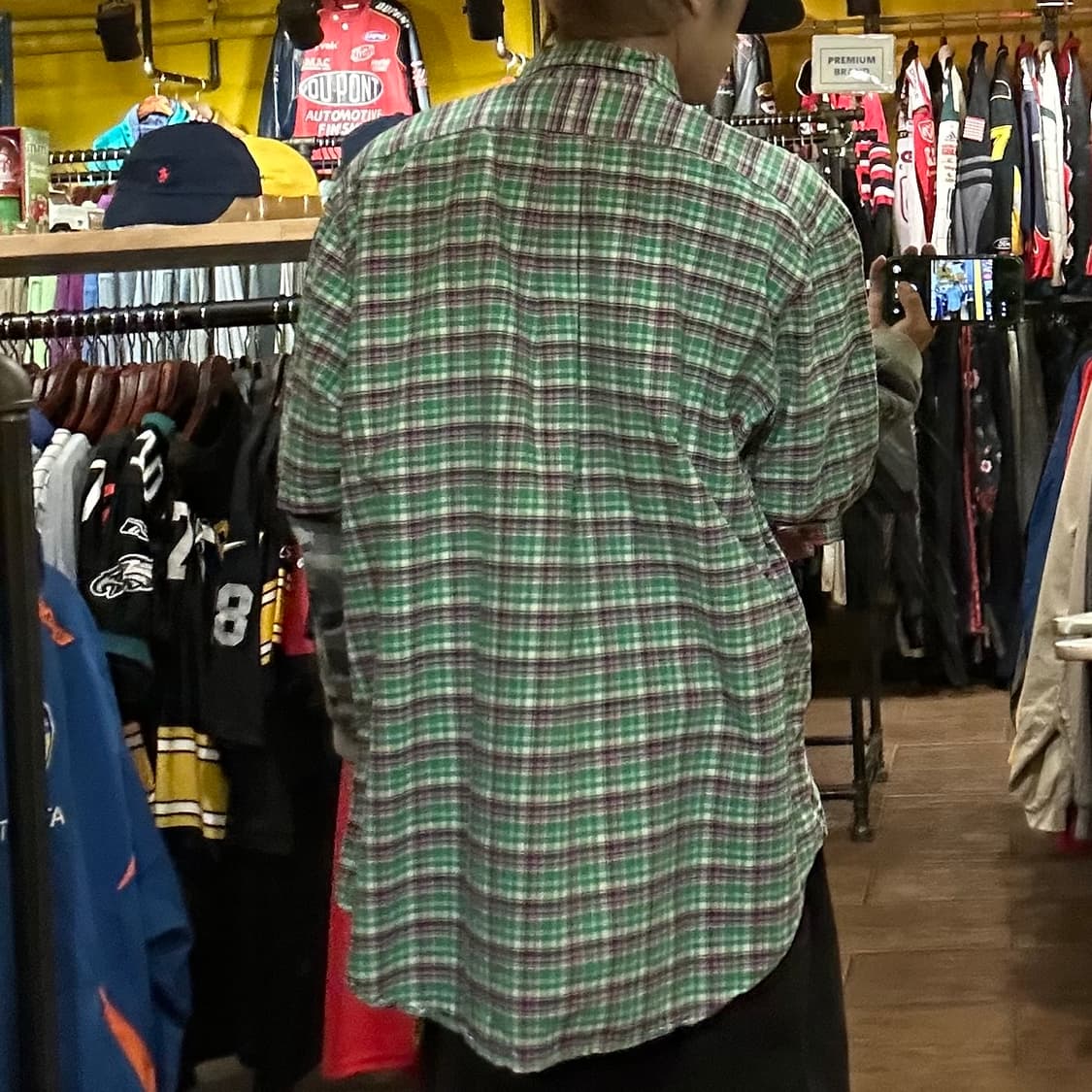 [HI] 폴로 랄프로렌 클래식 반팔셔츠 체크그린 상품이미지5