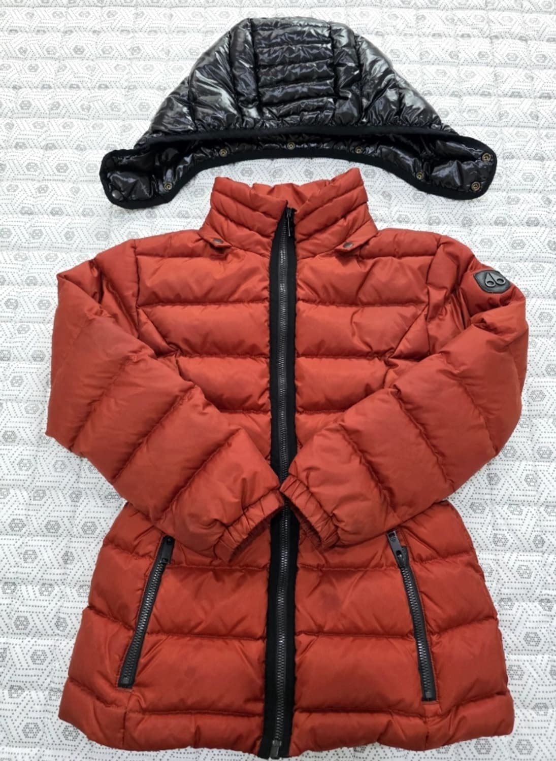 무스너클 키즈 4~6세 패딩 S/P 오렌지 상품이미지5