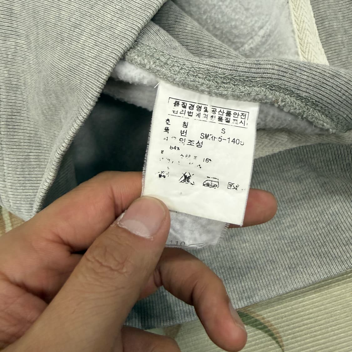 (S)00s 폴로 랄프로렌 후드집업티셔츠(그레이) 상품이미지4