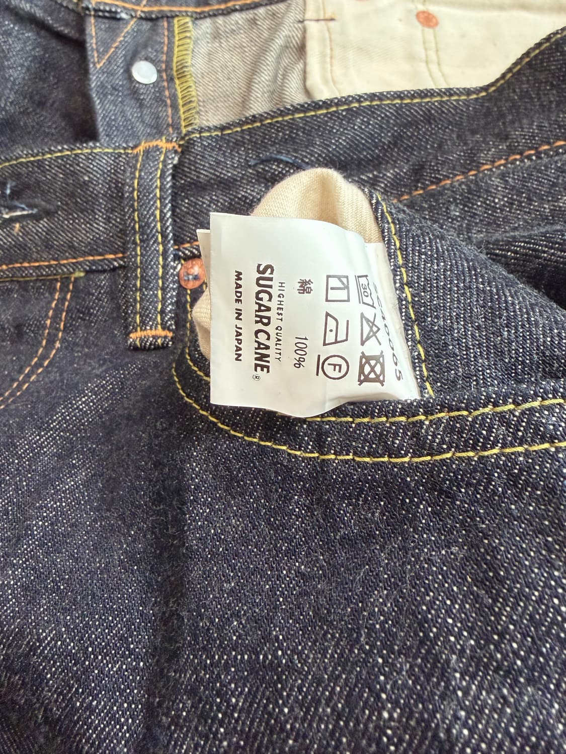 슈가케인 유니온 스타 진 lot.065(W34 L34) 상품이미지7