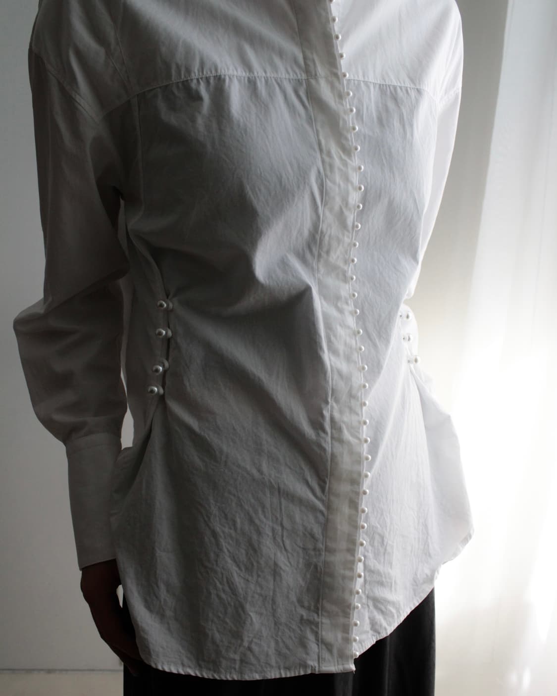 3.1 Phillip Lim white beads shirt  상품이미지1