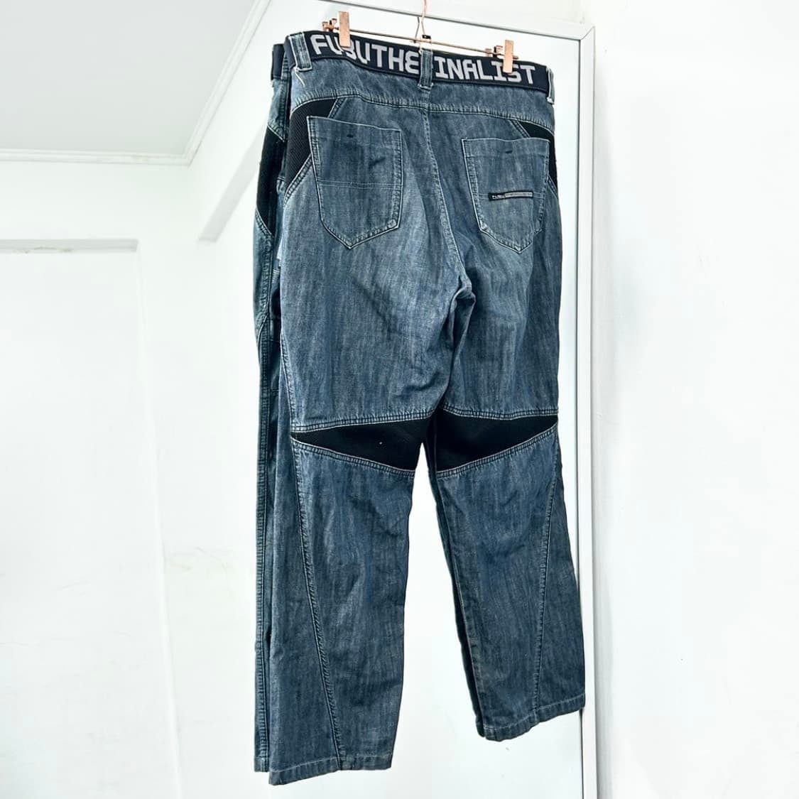 후부 올드스쿨 와이드 데님 팬츠 상품이미지5