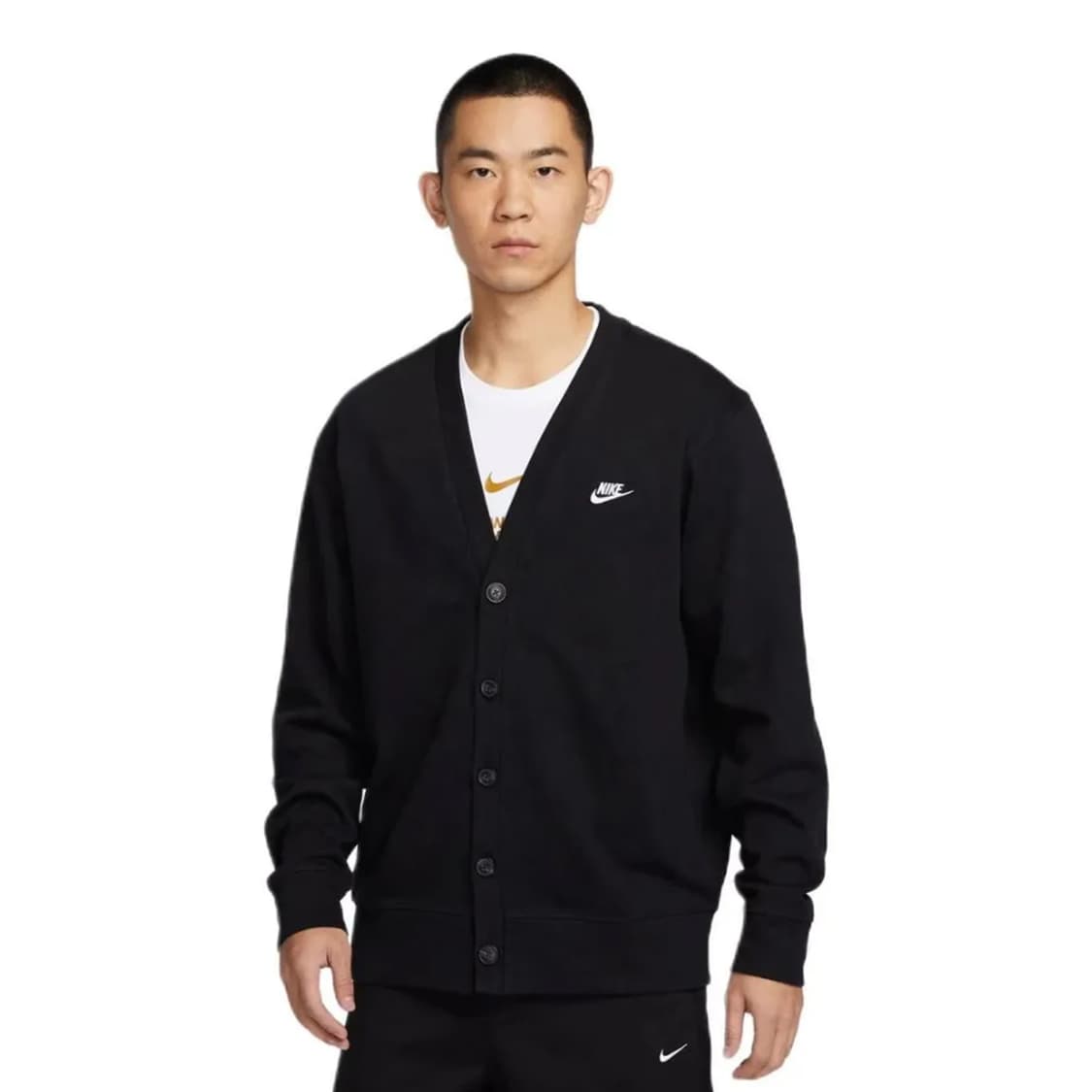 나이키 클럽 니트 페어웨이 가디건 블랙 - M 상품이미지1