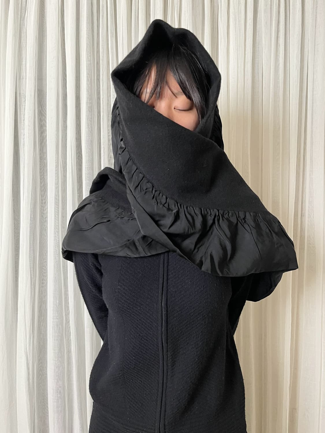 꼼데가르송 러플 머플러 comme des garcons homme 상품이미지1