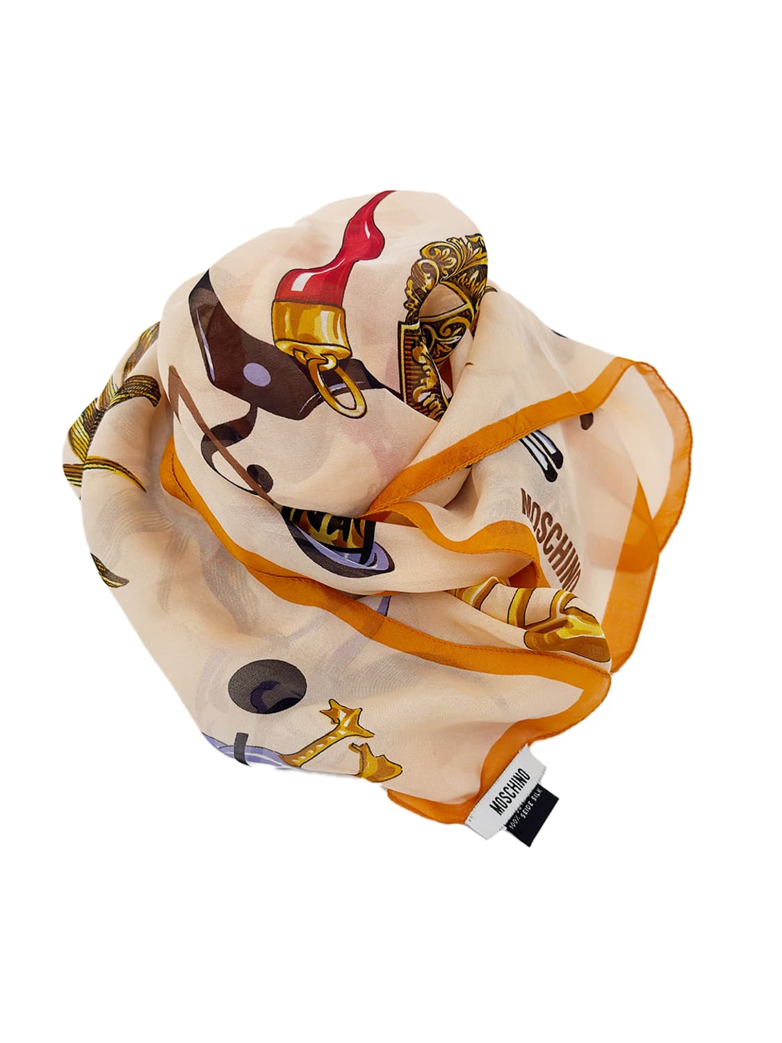 MOSCHINO  Printed Silk Scarf 상품이미지1