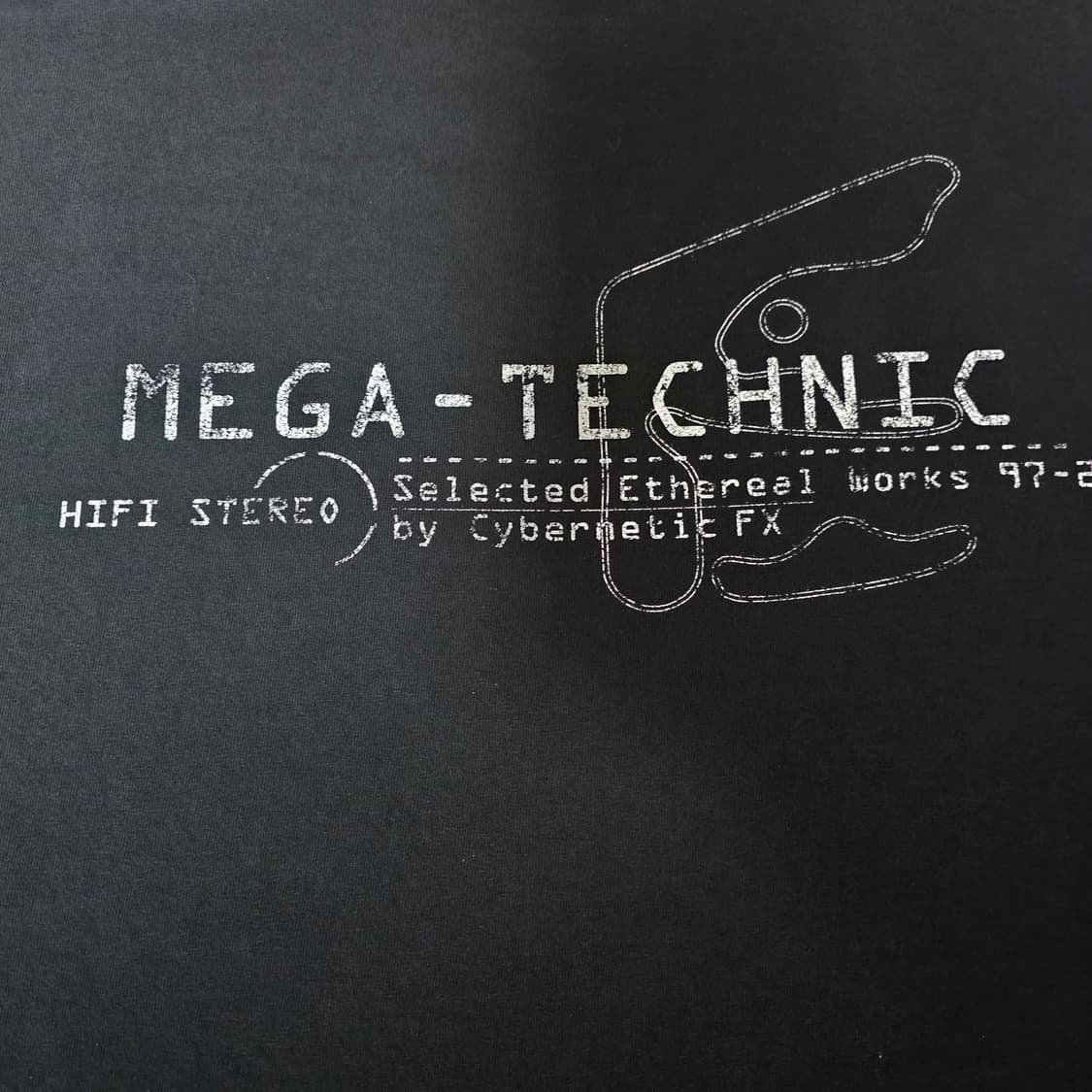 [XL] 공각기동대 부틀렉 이더리얼 스튜디오 흑백 블랙 티셔츠 상품이미지6