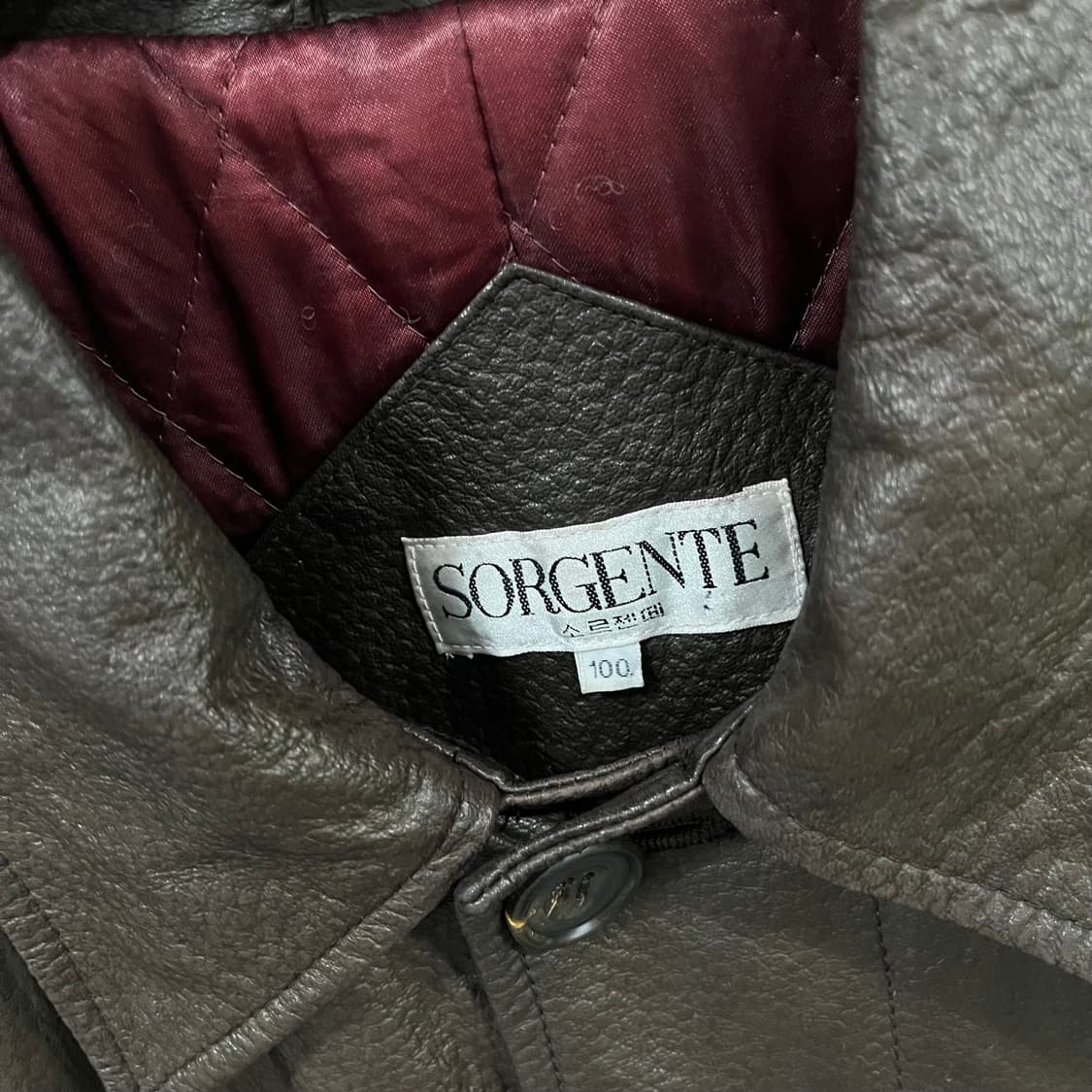 old sorgente 소르젠떼 카코트 양가죽  상품이미지3