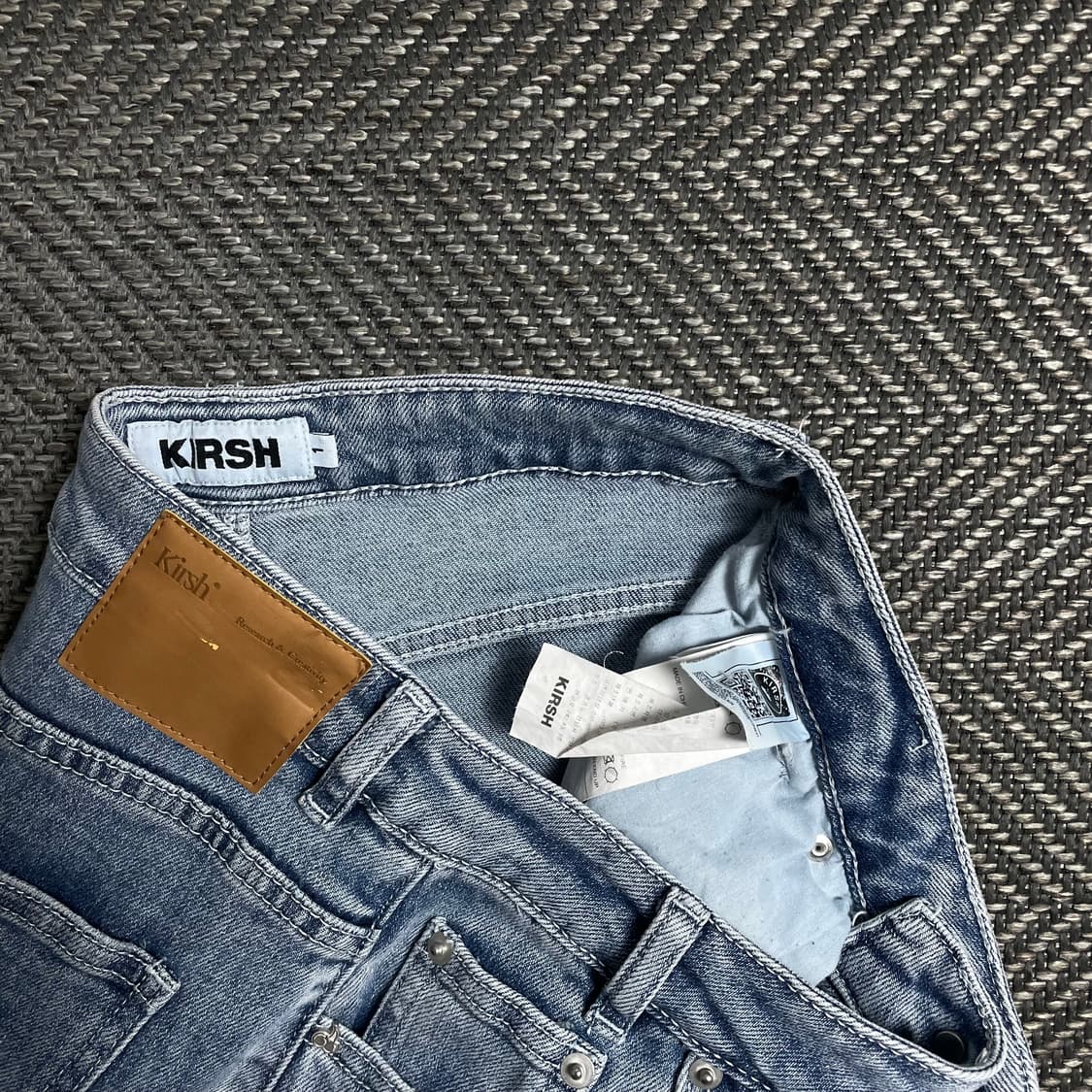KIRSH 백포켓 스티치 슬림핏 데님 팬츠o 6043 상품이미지6