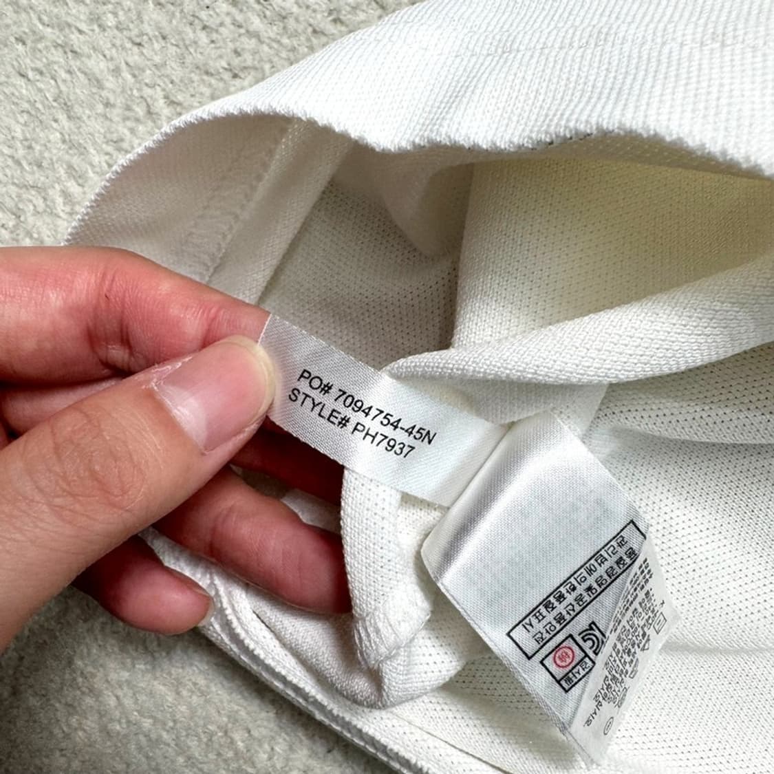 LACOSTE PK 반팔 화이트 S 상품이미지5