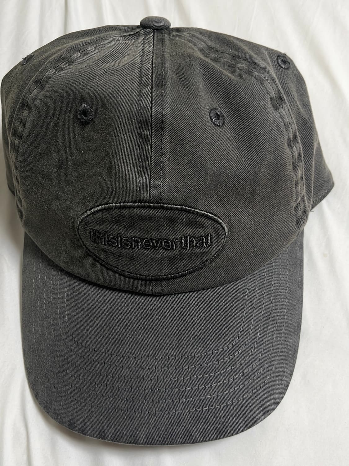 디스이즈네버댓 overdyed 모자 차콜 새제품 상품이미지2