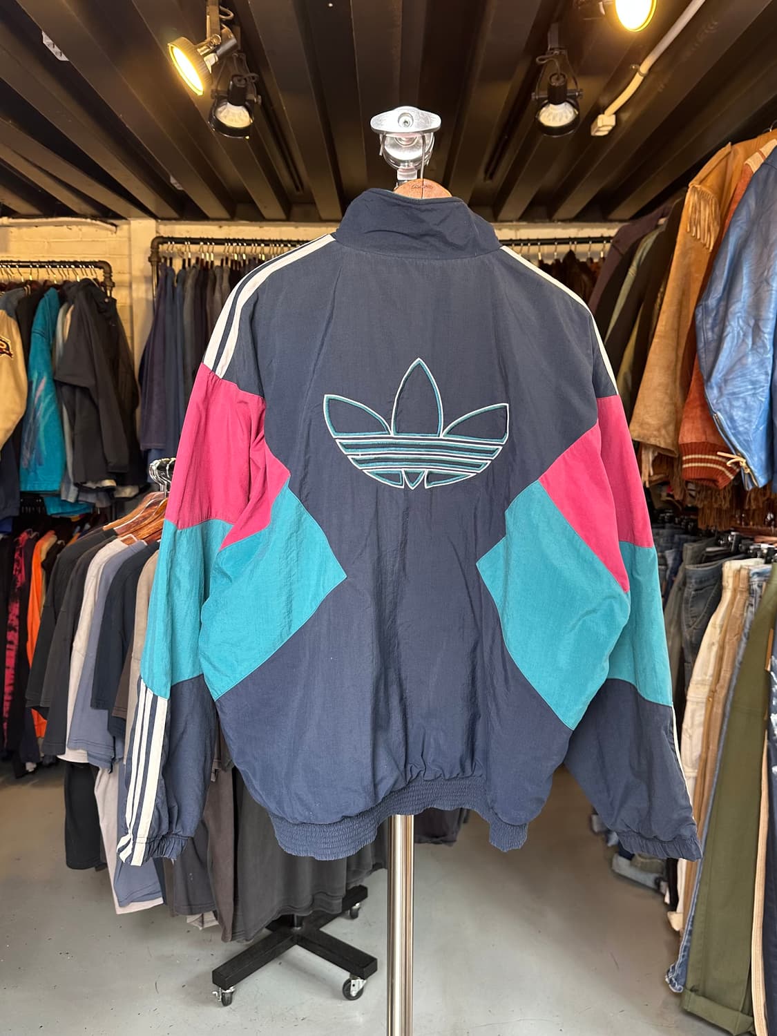 90-00s 아디다스 올드스쿨 윔업 트랙 자켓 상품이미지2