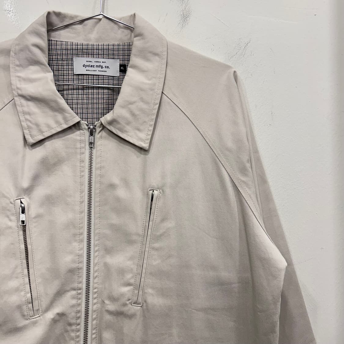 다이클레즈 래글런 코튼 집업 워크자켓 상품이미지1