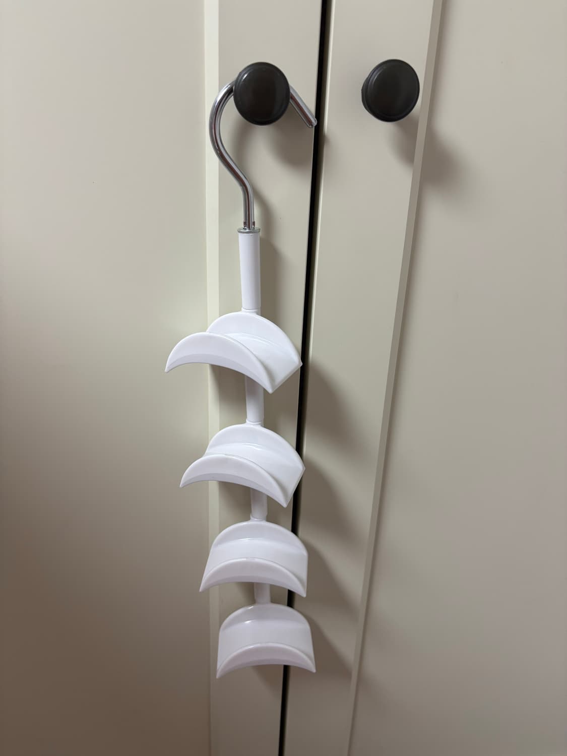 문걸이용 가방걸이 / 모자걸이 행거 화이트 상품이미지1